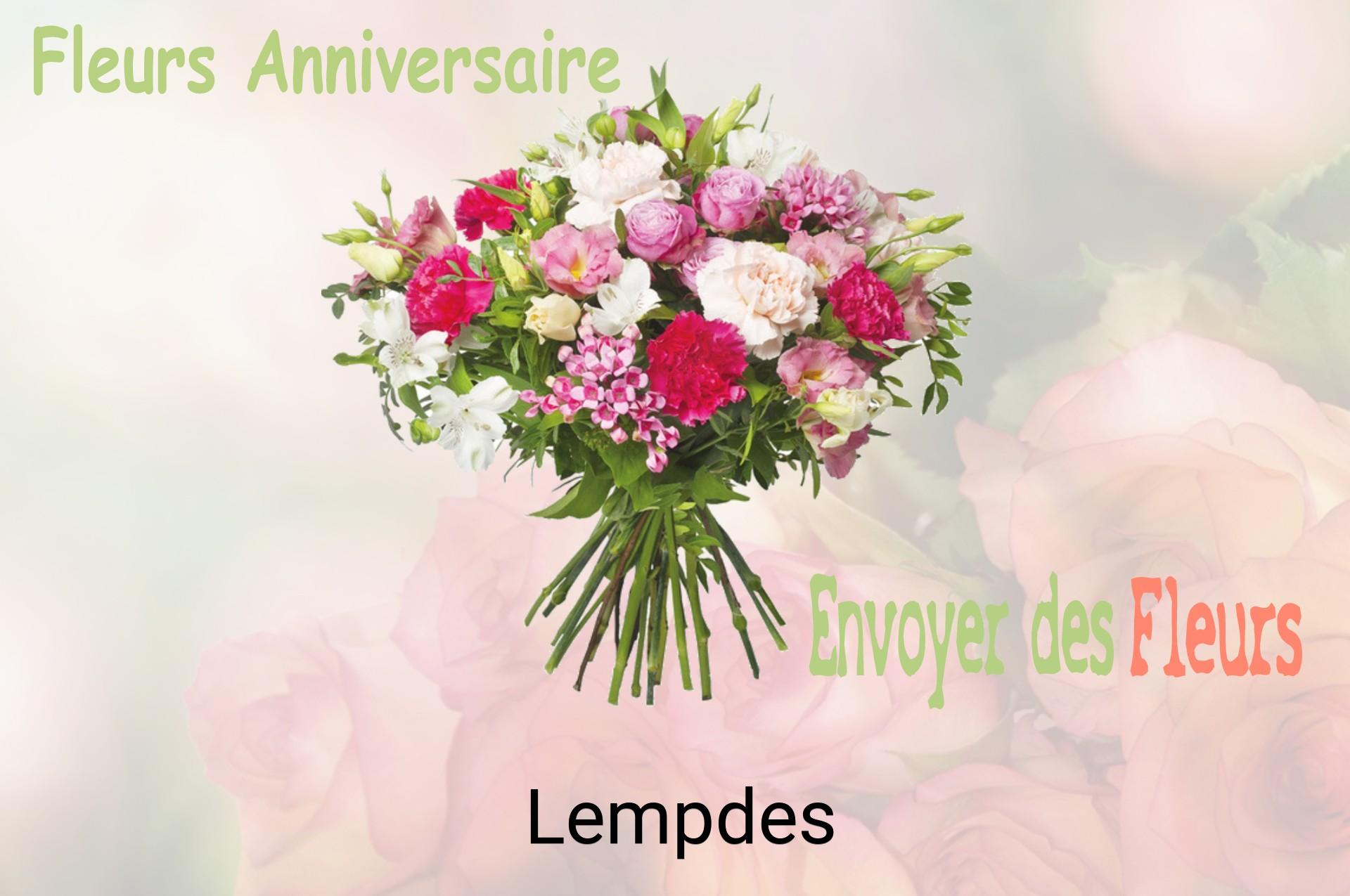 Bouquet de fleurs d’anniversaire livré à Lempdes